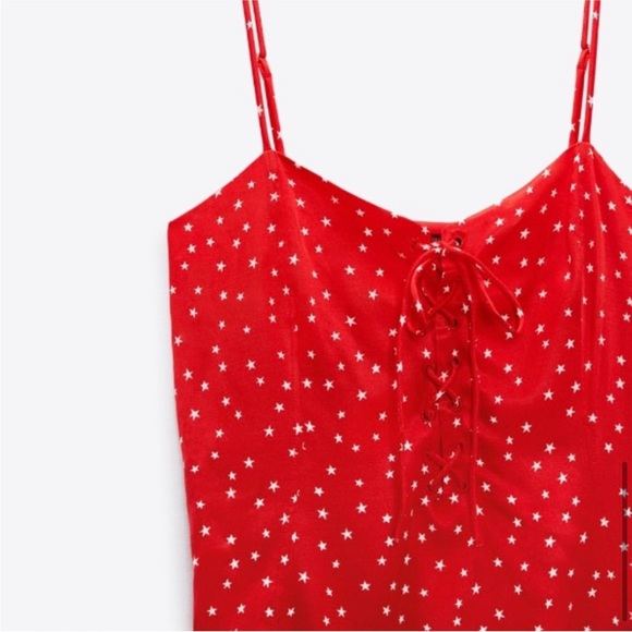 ❤️ Zara Red with white Stars Bodysuit - Picture 11 of 11